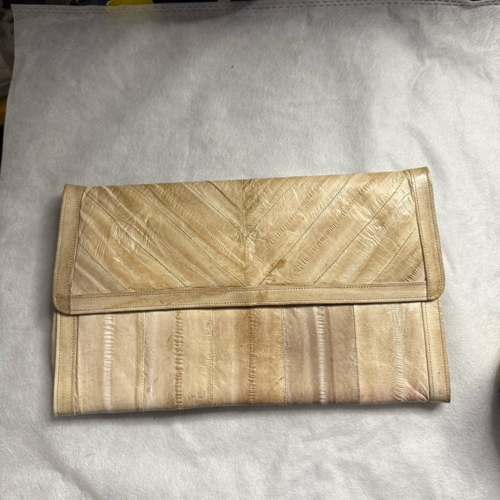 Elegant Cream Clutch Bag